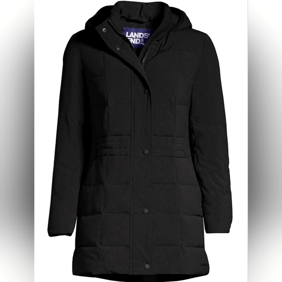 Lands' End Jackets & Blazers - Lands' End Plus Women's Quilted Stretch Down Coat